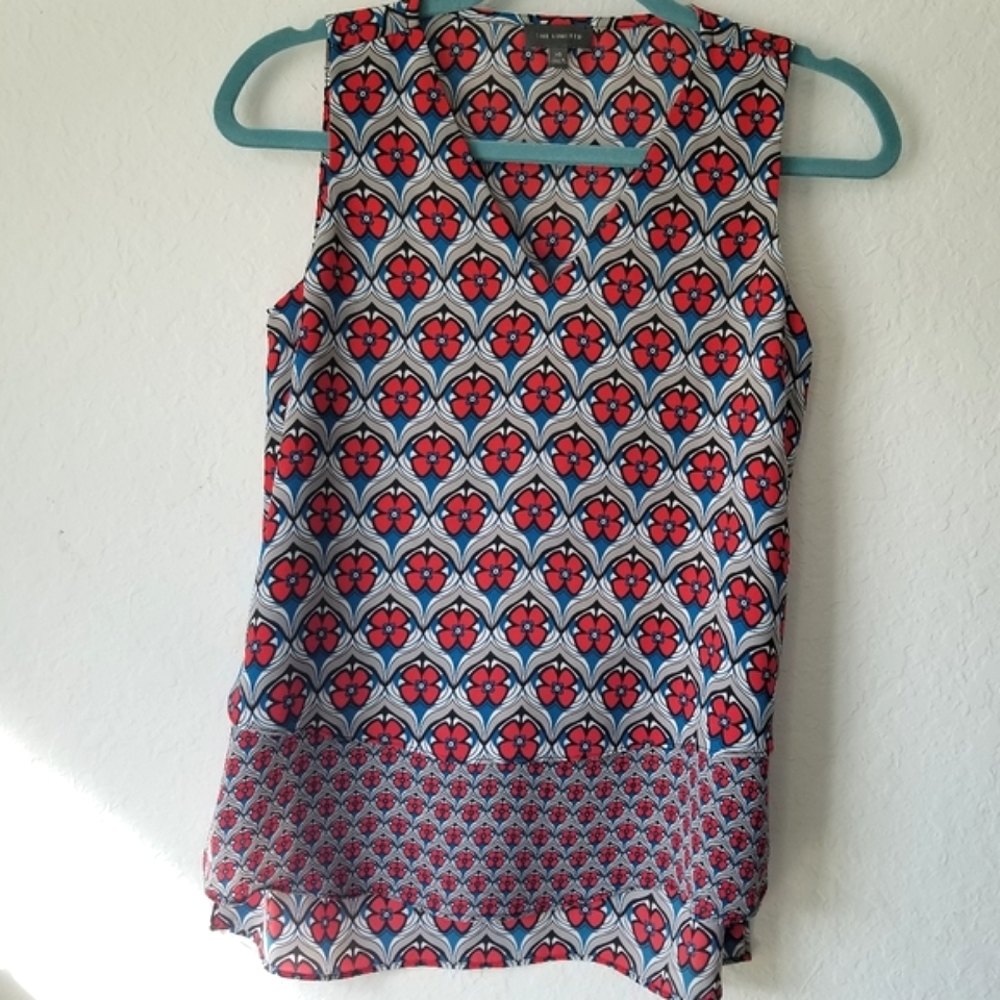 The Limited Sleeveless Floral Top